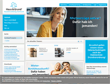 Tablet Screenshot of haus-und-grund.com